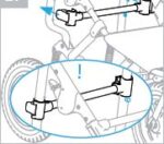 Bevestigingsstangen voor 1 reiswieg-180