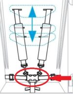 Bevestigingsclip 5 punts gordel-155