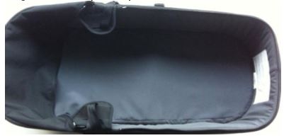 Afdekhoes blauw voor reiswieg-1495