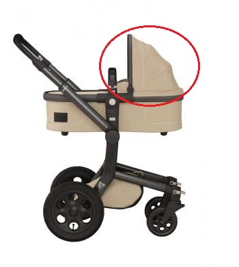 Zonnekap wieg Sand-0